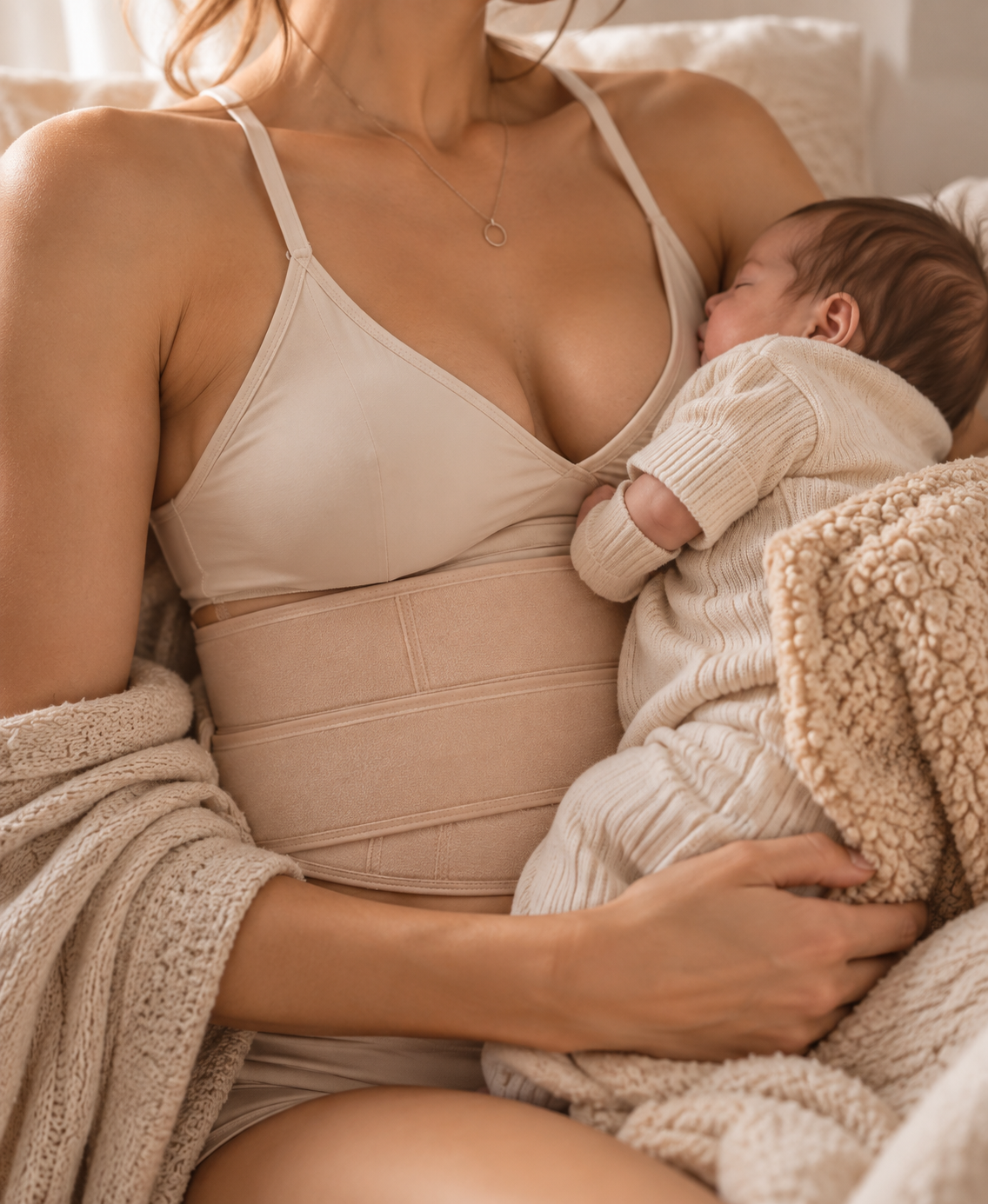 Maman et bébé pendant la période postnatale